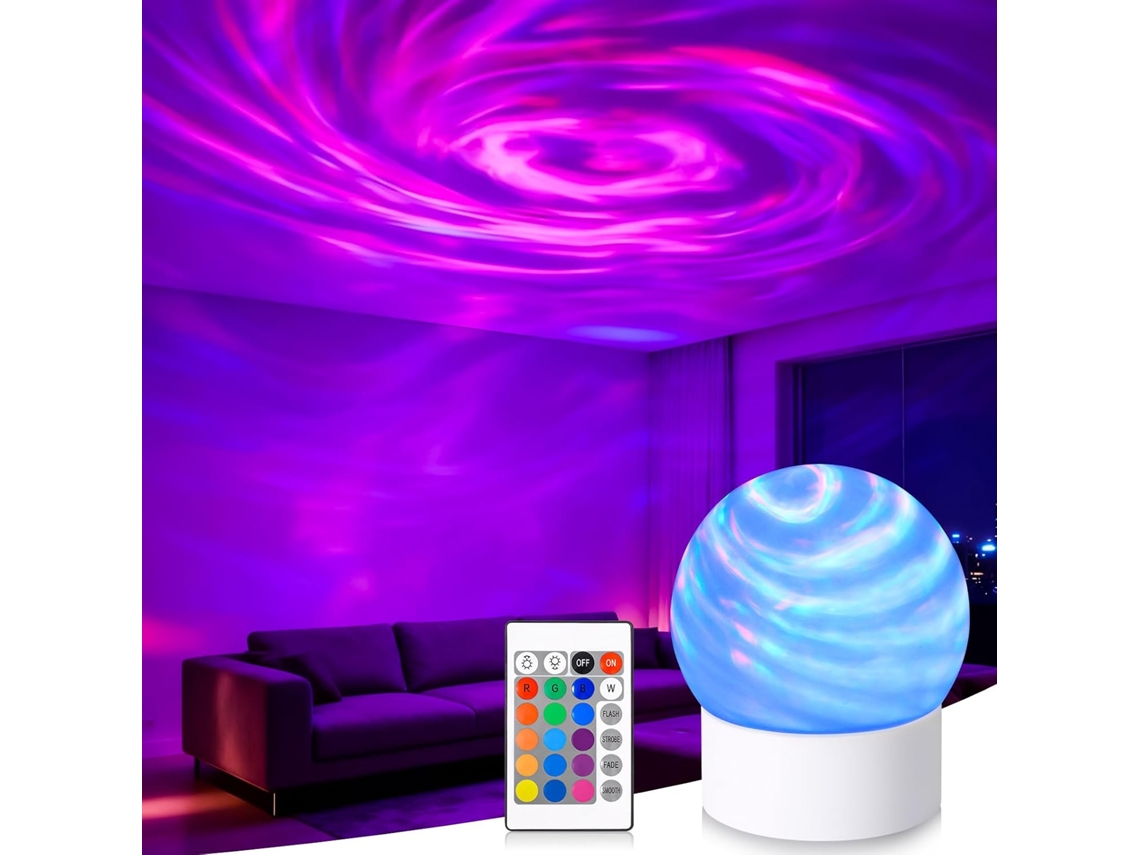 Projetor de céu estrelado infantil, galáxia LED, luz noturna,