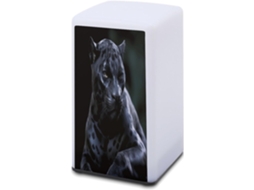 Luminária De Mesa A Bateria Com Estampa Pantera Negra, Ideal Para Leitura Em Escritórios E Quartos, Protegendo A Visão E