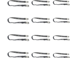 Tiras De Fixação Ajustáveis Para Capas Sofá, Pacote Com 12 Unidades, Com Clipes De Metal Para Lençóis E Capas Sofá