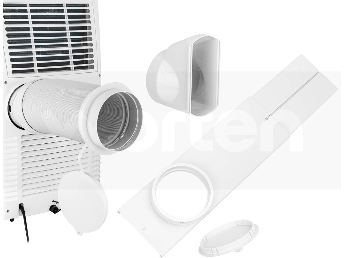 Ar Condicionado Portátil DELONGHI Pac EL98 Eco Real Feel (18 m² - 11000 BTU - Branco)