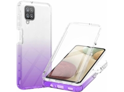 Película de Ecrã Roxa Gradiente para Samsung Galaxy A12 HONGWE. Transparente