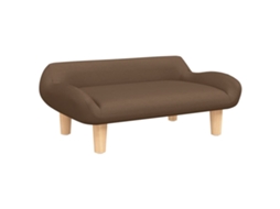 Kids Sofa, Kids Sofas Vidaxl Marrom Poliéster (n/a)