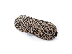 Máscara de Dormir Confortável em Espuma 3d para Viagens Aéreas Tamanho Único AQUAFORGE (estampa de Leopardo)