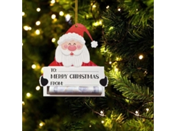 Pingente Decorativo De Natal Em Forma De Dinheiro, Enfeite Para Pendurar, Estatueta Assustadora, Artesanato, Acessrio Para Carro. Hengjian