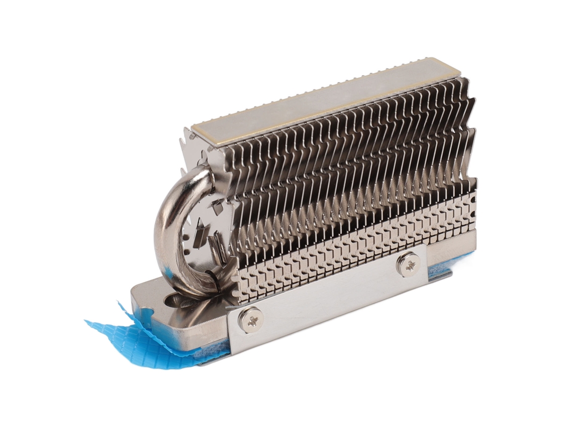 Dissipador De Calor Para Ssd M.2 2280 Com Aletas De Resfriamento Duplo E Pastilha De Silicone Térmico