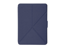 Aetheria estojo de Proteção em Couro Pu para Kindle Paperwhite 1/2/3 Padrão Cruzado Azul Escuro