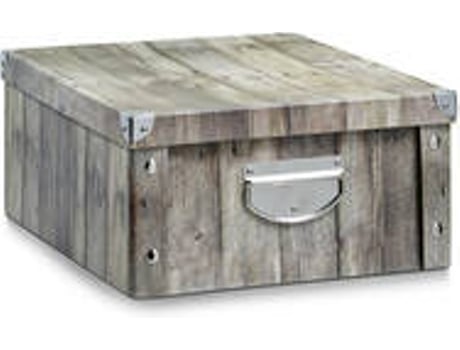 Caixa  14301 (Cinzento - 31.5x19x21cm - Oval)