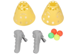 2pcs Brinquedo De Bola De Catapulta Dupla Para Crianças Esportes Ao Ar Livre Interativo Pais E Filhos