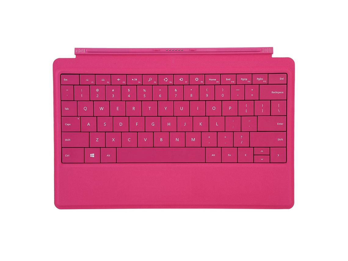 Teclado Físico (com Iluminação, Ultra-fino E Portátil) Teclado Físico Microsoft Surface Pro2 (vermelho Rosa)