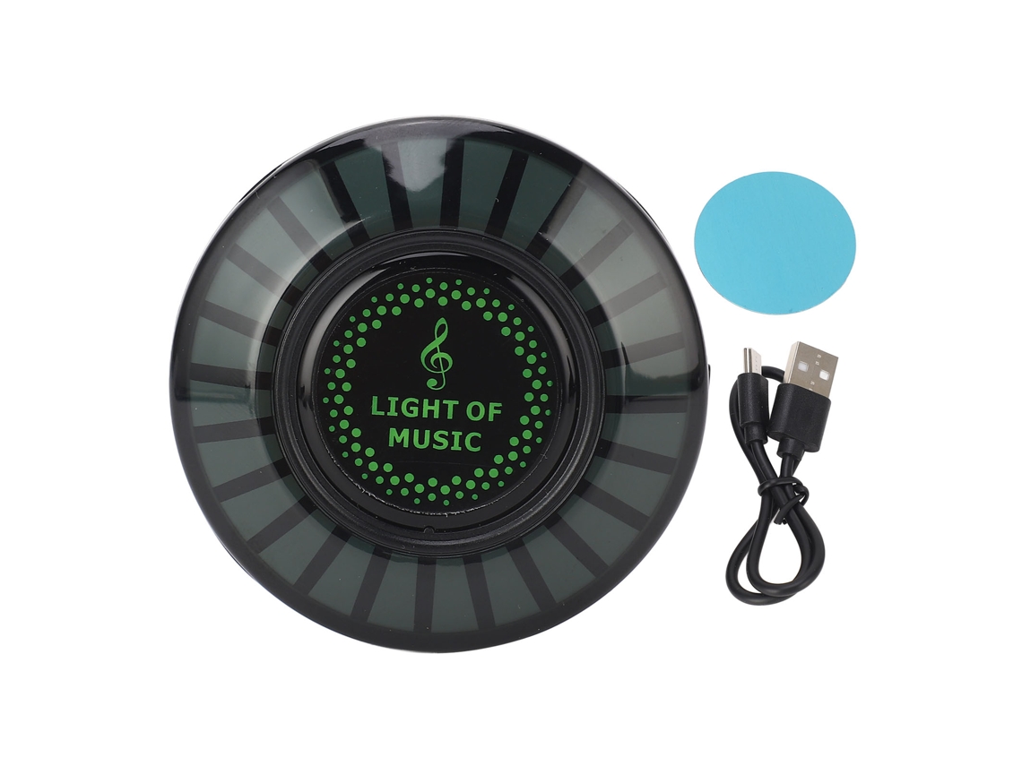 Luz De Ritmo Por Controle De Som Rgb Magnética Para Carro, Luz Ativada Por Voz, Lâmpada De Música F5