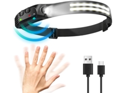 Lanterna de Cabeça LED Recarregável 1200 Lúmens IPX4 BRILVIBERA