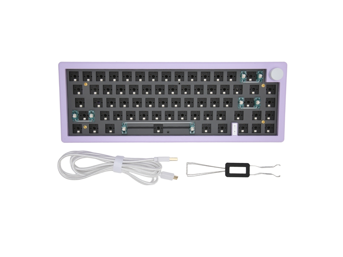 Kit Diy de Teclado Mecânico LAXISCREED (hot swappable, Tri modo, Rgb)