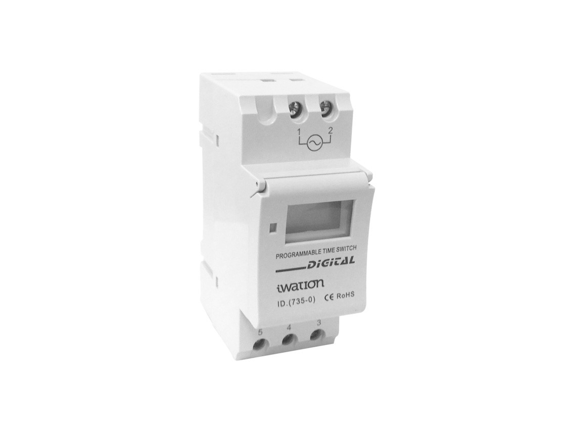 Interruptor Digital Semanal Modular Ledkia