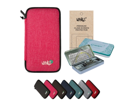 CALCUSO Acessórios Pacote Premium Rosa Compatível para Calculadora Numworks