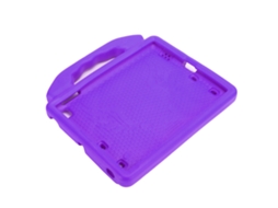 Capa protetora de EVA à prova de choque para tablet iOS 2/3/4 de 9,7 polegadas (roxo/dourado claro)