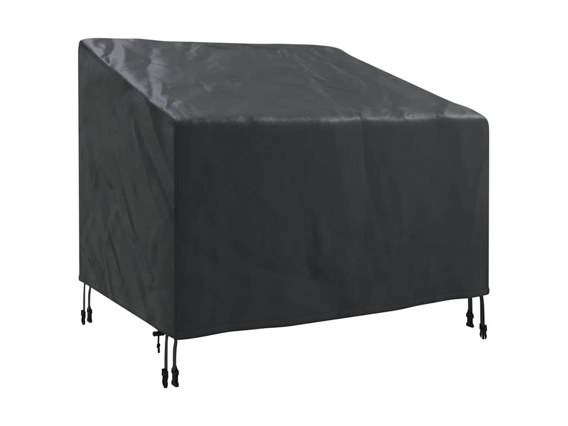 Conjunto 1 Capa De Cadeira De Jardim Vidaxl Preto Oxford (96 X 79 X 74 Cm)