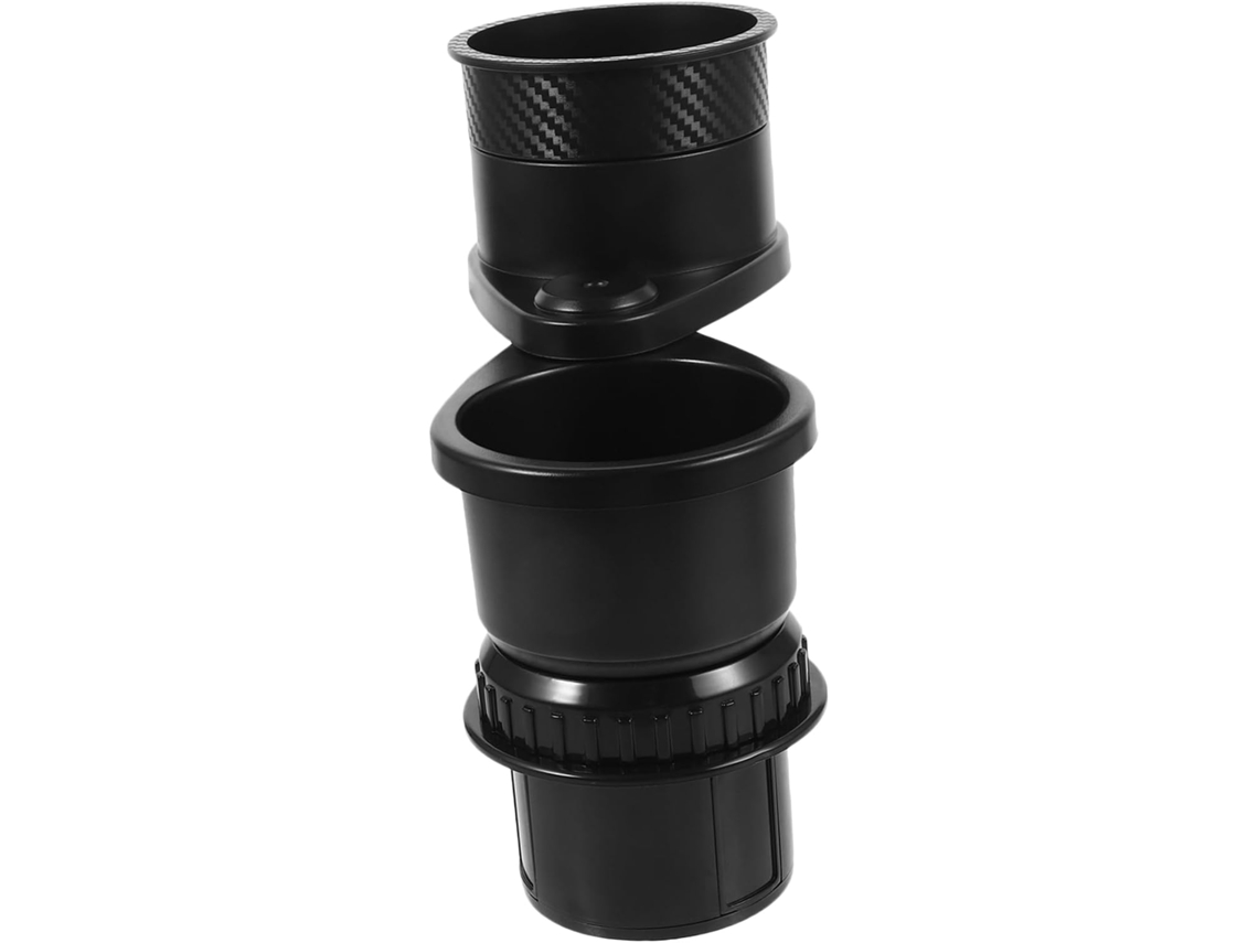 Extensor de suporte para garrafa térmica Duplo para carro, em ABS resistente, para bebidas.