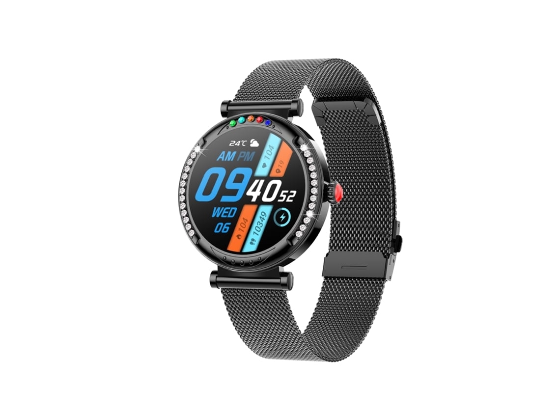 Smart Watch Cf33 1 27 Polegadas Ip67 À Prova D'água Mais De 100 Modos Esportivos Preto Yunzii