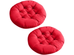 Almofadas Redondas Para Cadeiras, 2 Almofadas De Chão 35cm Para Adultos, Almofada De Chão Redonda E Grossa, Almofada De
