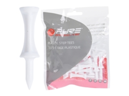Lurelia Tees De Golfe Pure2improve Step Plast 51 Mm Branco Vibrante (pacote Com 25)