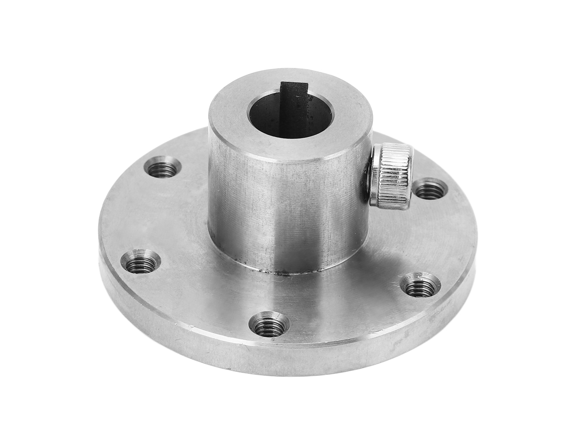 Acoplamento De Flange De Aço Inoxidável 12mm Com Chave Hub Para Motores De Modelos Rc