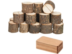Conjunto De 20 Suportes De Madeira Para Números De Mesa Com 30 Porta Cartões E Porta Retratos Para F Gokoco