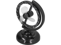 Ventilador De Mesa Oscilante Portátil Recarregável Com 3 Velocidades