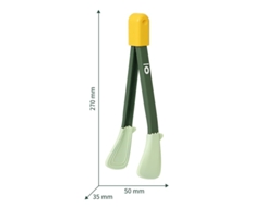 Lurelia Pinça Culinária Silicone 27 X 5 3,5 Cm Verde Resistente Calor