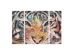 Quadro DKD HOME DECOR Colonial (3 Unidades - 140 x 3,8 x 100 Cm)