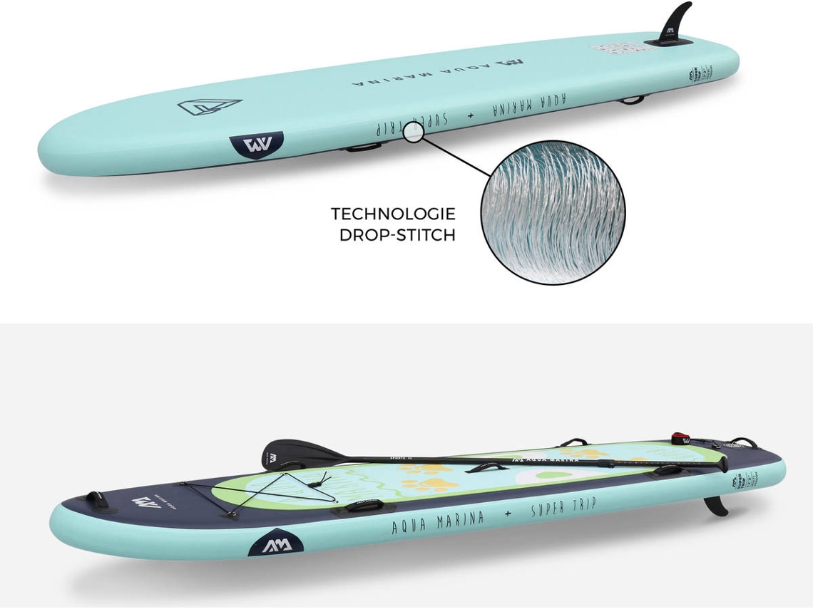 Conjunto de Stand Up Paddle AQUA MARINA Super Trip (370x82 cm) Worten.pt