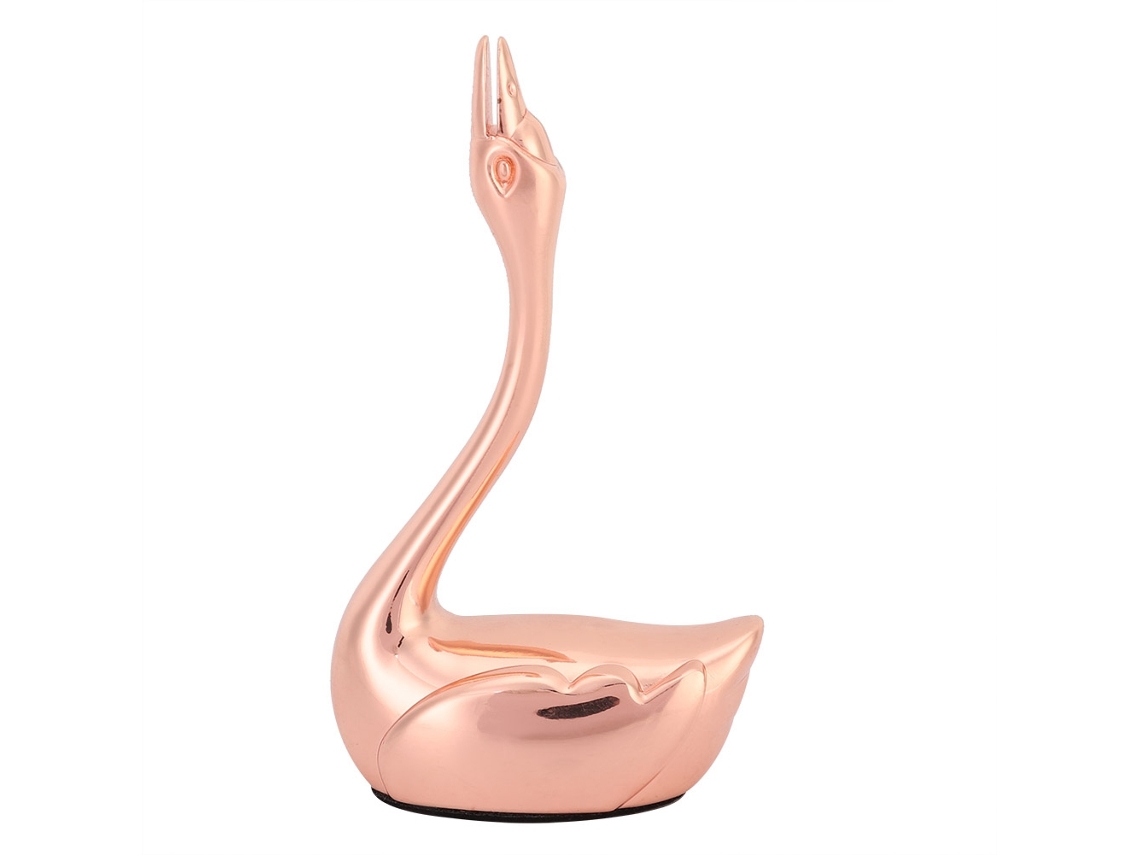 Suporte de Memo Cisne, Clip para Fotos, Decoração, Ouro Rosa, Festa, Casamento S/MARCA