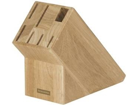 Bloco de Facas  Woody para 6 facas tesoura trinchante/afiador