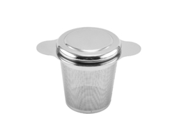 Coador De Chá Em Aço Inox Para Uso Doméstico E Externo Com Tampa, 1 Aquaforge