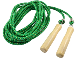 Corda De Pular Esportiva Ruilogod Com Cabo Madeira, Amarela, Verde E Preta, 8m, Para Treinamento Em Grupo Id F8e 5c8 890 33d