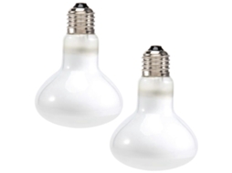 Lâmpada De Calor Uvb Uva Para Répteis, Pacote Com 2 Brilvibera (100 W)