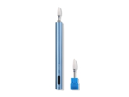 Broca De Unha Elétrica Kit De Manicure E Pedicure Profissional Portátil Com Cortador De Unhas Falsas Em Acrílico Azul Baía*