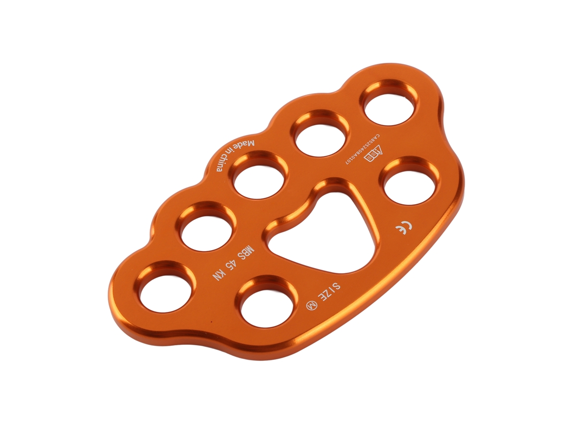 Placa de Ancoragem para Escalada com 8 Buracos Outdoor