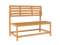 Banco Madeira Teca 2 Lugares Uv 240kg 110x61x89cm