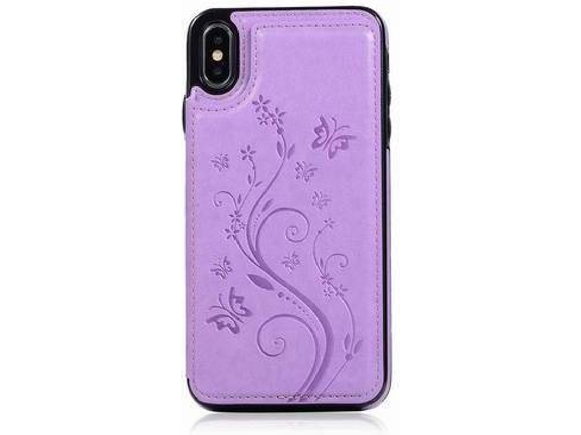 Capa iPhone X, XS WISETONY Yixin-37 Roxo