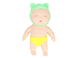 Boneco De Areia Squeeze Stretch Deformável Chapéu Desmontável Alivio De Estresse Verde