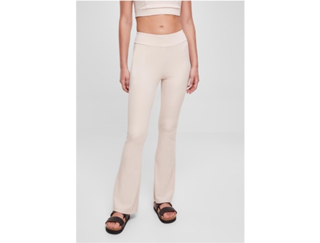 Legging Flare Mulheres de Grandes Dimensões Recicladas de Cintura Alta Urban Classics (Tam: 4XL)