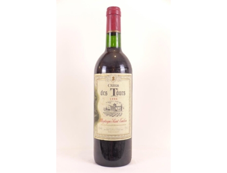 Vinho Tinto CHÂTEAU DES TOURS 1996 (75 cl - 1 unidade)