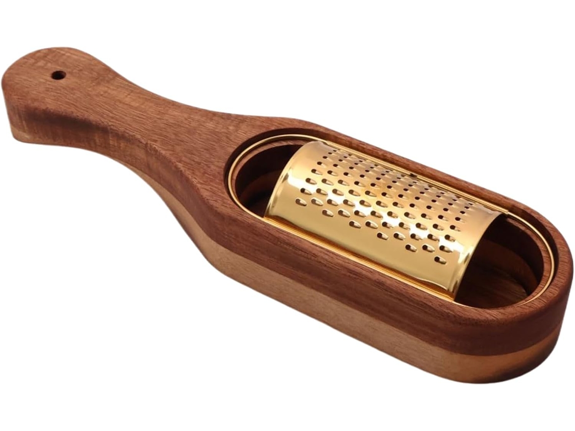 Ralador De Cozinha Ralador De Queijo Prático Com Cabo E Caixa De Armazenamento Utensílio De Cozi Gokoco