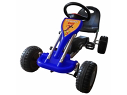 Vidaxl Kart A Pedais Azul