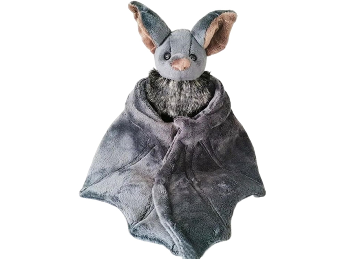 Morcego De Pelúcia 30 Cm, Macio, Estilo Gótico, Perfeito Para Abraçar.