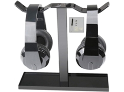 Lurelia Base De Apoio Para Headset, Organizador Limpo De Secretária, Antiderrapante, Abs, 9cm