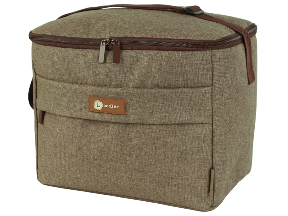 Lancheira Térmica Castanha 8l - 23x16x22 Cm| L. Cooler