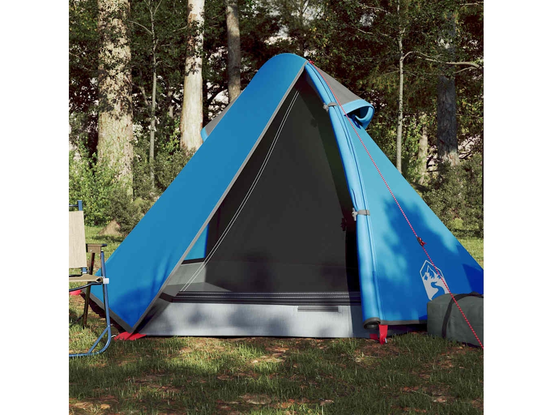 Vidaxl Tenda De Campismo Cúpula Para 2 Pessoas Impermeável Azul