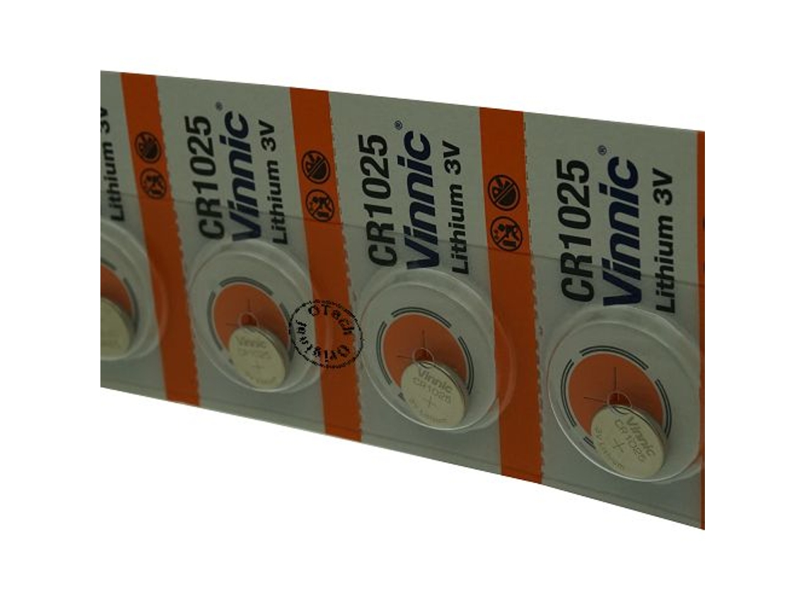 Conjunto de 5 Pilhas OTECH Vinnic para DIVERS E-CR1025