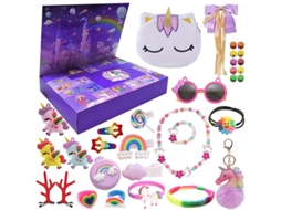 Calendário de Natal para Meninas com Surpresas: Kit DIY com Acessórios, Caixa de Presente Artesanal da Slowmoose